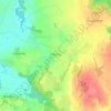 Topografische kaart Gniewino, hoogte, reliëf