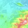 Topografische kaart Fuente Encarroz, hoogte, reliëf