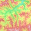 Topografische kaart Viniegra de Abajo, hoogte, reliëf