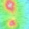 Topografische kaart Selo, hoogte, reliëf