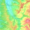 Topografische kaart Wassy, hoogte, reliëf