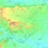 Topografische kaart Purandhar, hoogte, reliëf