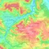 Topografische kaart 31812, hoogte, reliëf