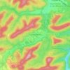 Topografische kaart Ruppertsweiler, hoogte, reliëf