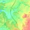 Topografische kaart Stawiski, hoogte, reliëf