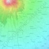 Topografische kaart Kemalang, hoogte, reliëf