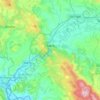 Topografische kaart Narni, hoogte, reliëf