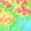 Topografische kaart Zona Especial de Preservação Ecológica Mata do Privê Vermont, hoogte, reliëf