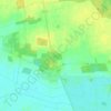 Topografische kaart Cheinitz, hoogte, reliëf