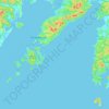 Topografische kaart Владивостокский городской округ, hoogte, reliëf