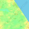 Topografische kaart Aldbrough, hoogte, reliëf