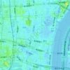 Topografische kaart Kita suna 7, hoogte, reliëf