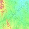 Topografische kaart Hiriyuru taluk, hoogte, reliëf