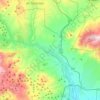 Topografische kaart Gádor, hoogte, reliëf
