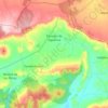 Topografische kaart Paredes de Sigüenza, hoogte, reliëf