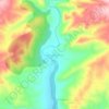Topografische kaart Pinilla de Jadraque, hoogte, reliëf