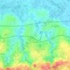 Topografische kaart Plerguer, hoogte, reliëf