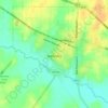 Topografische kaart Arrecifes, hoogte, reliëf