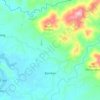 Topografische kaart Bamban, hoogte, reliëf