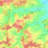 Topografische kaart 93107, hoogte, reliëf