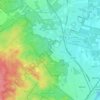 Topografische kaart Laag-Soeren, hoogte, reliëf