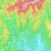 Topografische kaart Pala, hoogte, reliëf