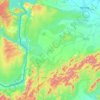 Topografische kaart Veldurthi, hoogte, reliëf