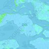 Topografische kaart Schouwen-Duiveland, hoogte, reliëf