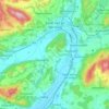 Topografische kaart Sankt Veit an der Glan, hoogte, reliëf