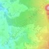 Topografische kaart Ceyssat, hoogte, reliëf