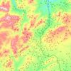 Topografische kaart Noalejo, hoogte, reliëf