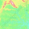 Topografische kaart Rio Vermelho, hoogte, reliëf