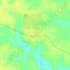 Topografische kaart Knox City, hoogte, reliëf