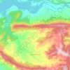 Topografische kaart Los Pintanos, hoogte, reliëf