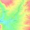 Topografische kaart Benamaurel, hoogte, reliëf
