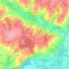 Topografische kaart Lavenay, hoogte, reliëf