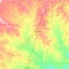 Topografische kaart Frio County, hoogte, reliëf