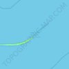Topografische kaart Sable Island, hoogte, reliëf