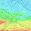 Topografische kaart Lauriston, hoogte, reliëf
