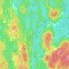 Topografische kaart Raslången, hoogte, reliëf