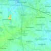 Topografische kaart Khila Warangal mandal, hoogte, reliëf