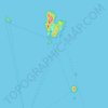 Topografische kaart Pulau Redang, hoogte, reliëf