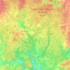Topografische kaart 29633, hoogte, reliëf