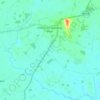 Topografische kaart Holme upon Spalding Moor, hoogte, reliëf