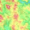 Topografische kaart Tittling, hoogte, reliëf