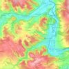 Topografische kaart 37688, hoogte, reliëf