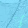 Topografische kaart Nieuwe Wetering, hoogte, reliëf