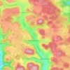 Topografische kaart Tailfingen, hoogte, reliëf