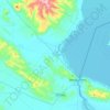 Topografische kaart Zepita, hoogte, reliëf