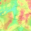 Topografische kaart Saúca, hoogte, reliëf